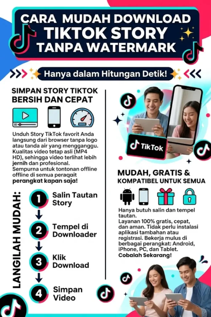 Download TikTok Story Tanpa Watermark – Cara Mudah Menyimpan Story TikTok Gratis