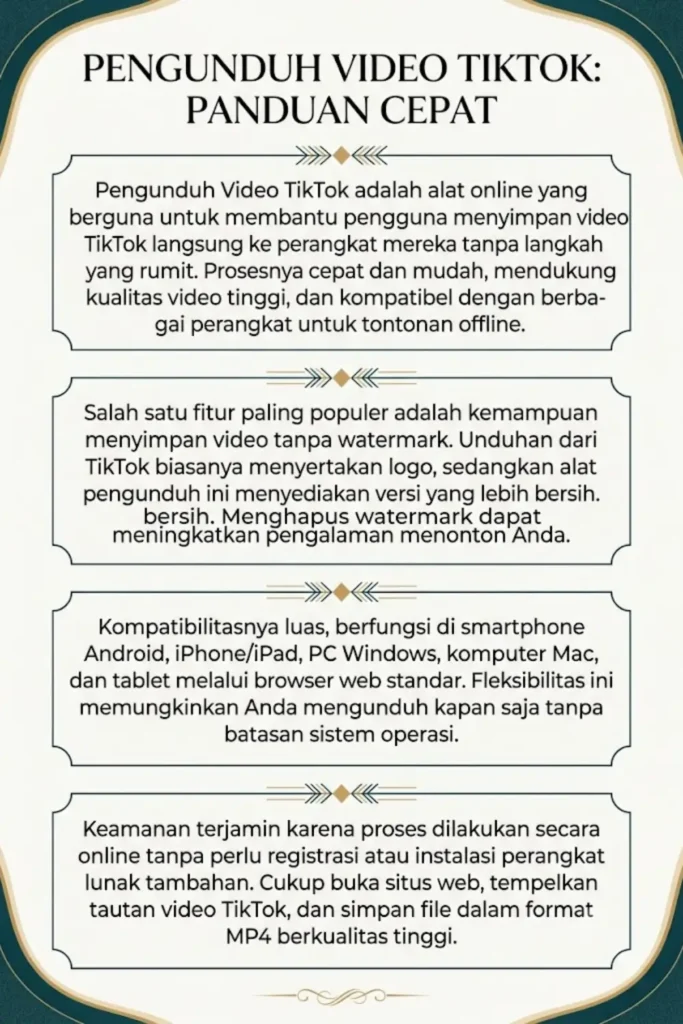 Pengunduh Video TikTok: Unduh Video TikTok Tanpa Watermark dalam Kualitas HD Secara Gratis