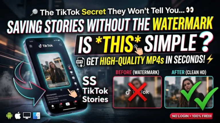 SS TikTok Stories – Download TikTok Stories Without Watermark in HD for Free