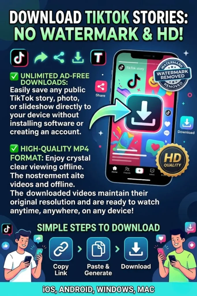 SS TikTok Stories – Download TikTok Stories Without Watermark in HD for Free