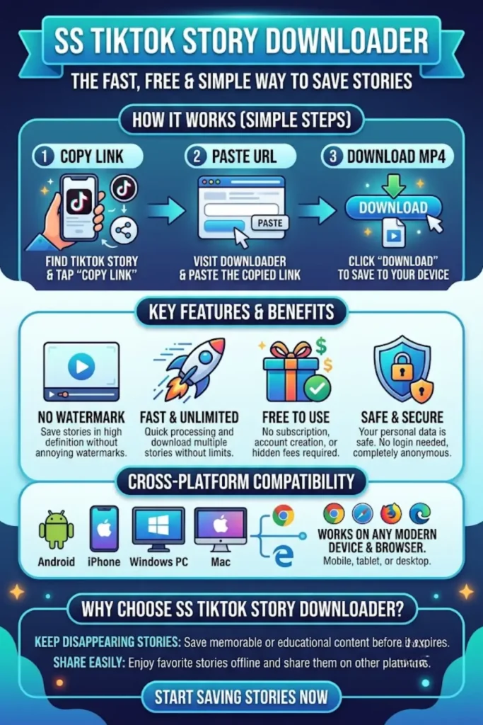 SS TikTok Story Downloader – Download TikTok Stories Without Watermark for Free