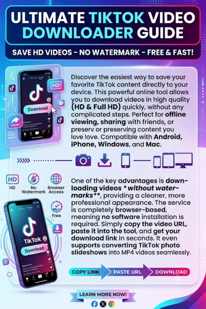 TikTok Video Downloader: Download TikTok Videos Without Watermark in HD Quality for Free