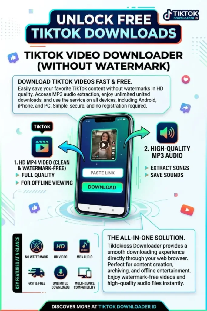 TikTokioss Downloader: Download TikTok Videos Without Watermark in HD Quality