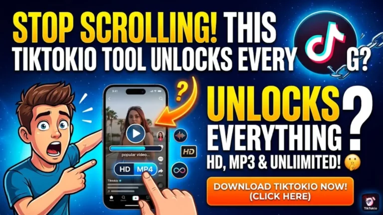 Tiktokio Tiktokioss Downloader – Download TikTok Videos Without Watermark Online