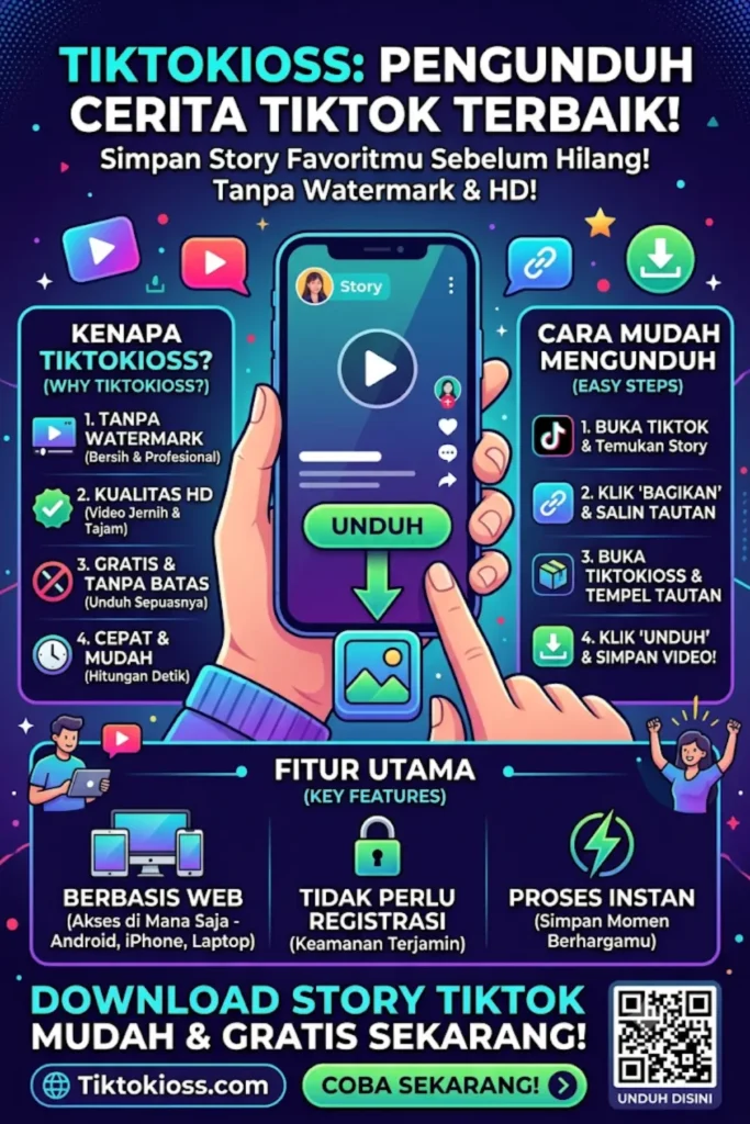 Tiktokioss TikTok Story Downloader: Unduh Story TikTok Tanpa Watermark dalam Kualitas HD