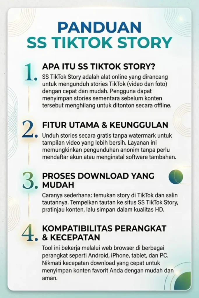 SS TikTok Story – Download TikTok Stories Tanpa Watermark dalam Kualitas HD