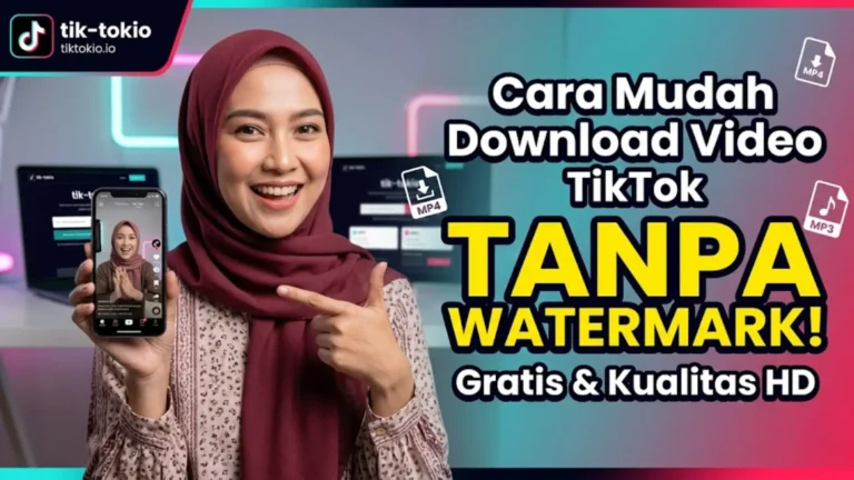 Tik-tokio: Free TikTok DownloaderTanpa Watermark dalam Kualitas HD MP4 & MP3 Downloads