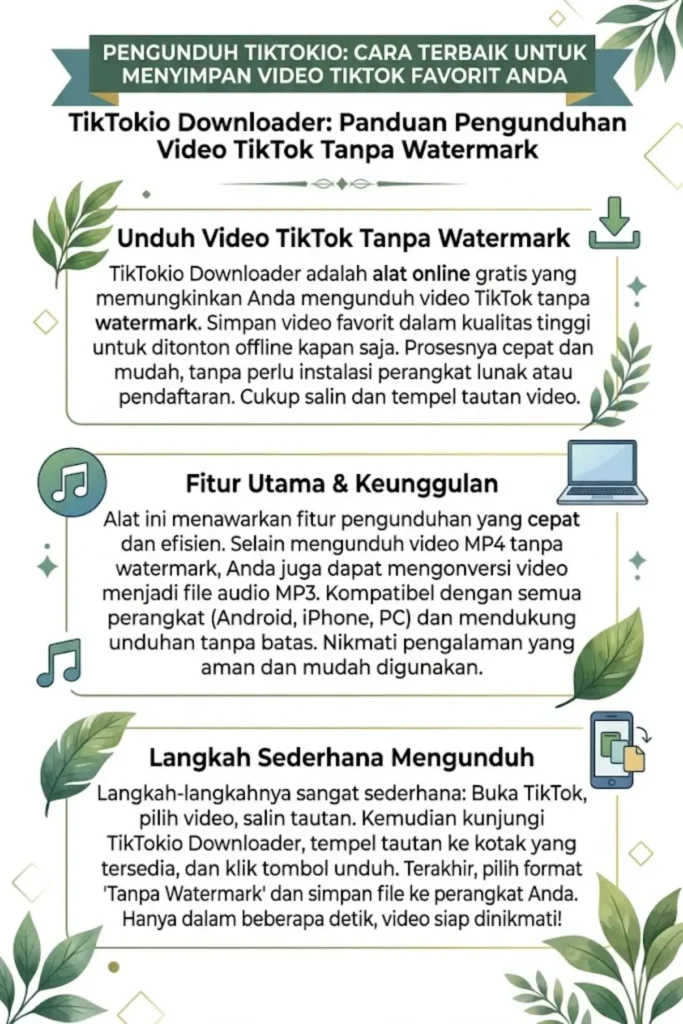 TikTokio Downloader: Download TikTok Videos Without Watermark in HD Quality