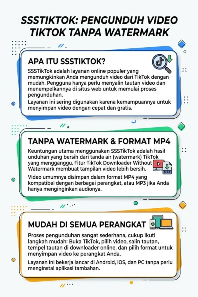 SSSTikTok - Bagaimana Cara Mengunduh Video TikTok Tanpa Watermark? Cara Mudah dan Cepat