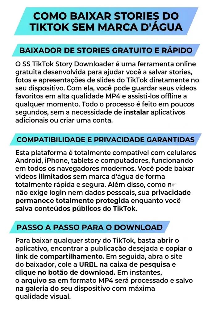 SS TikTok Story Downloader Download TikTok Stories Tanpa Watermark Secara Gratis