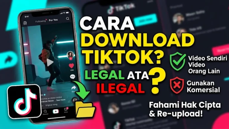 Apakah Mengunduh Video TikTok Legal? Yang Perlu Anda Ketahui Sebelum Menyimpan Konten