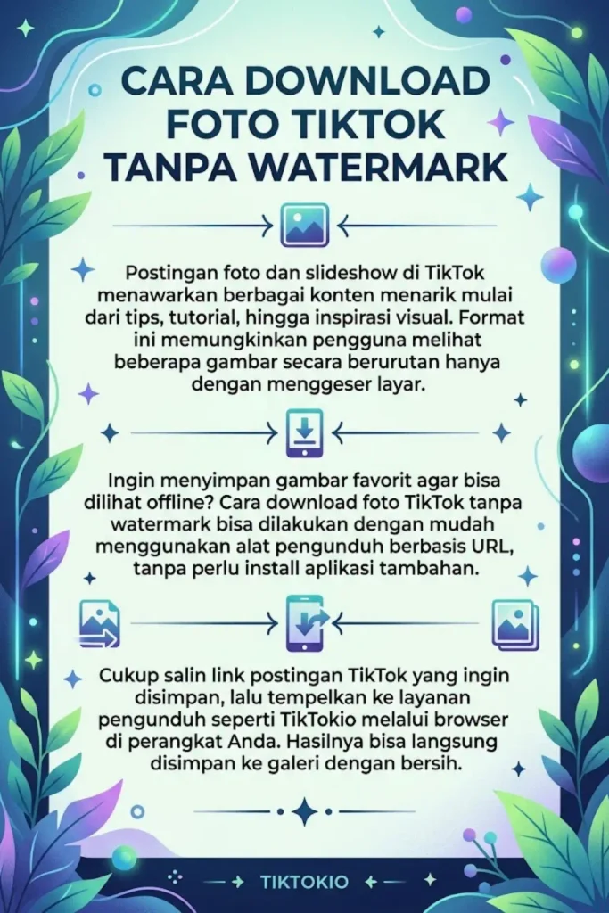 Cara Download Slideshow dan Foto TikTok Tanpa Watermark