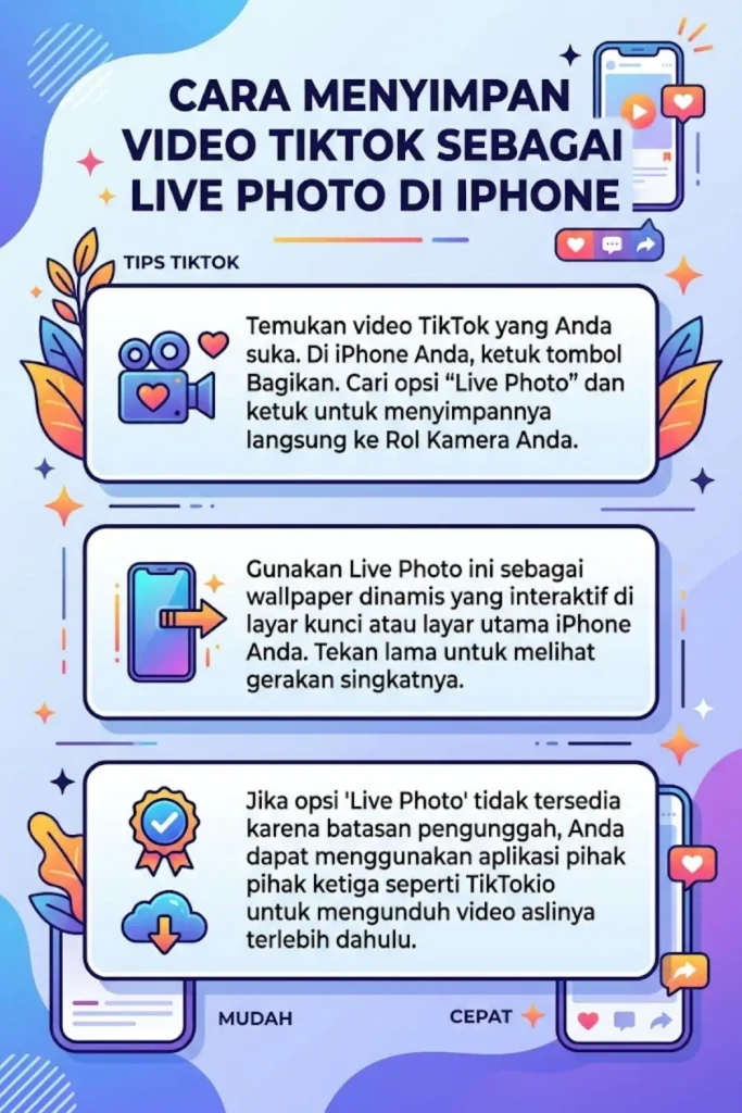 How to Save TikTok Videos as Live Photos on iPhone